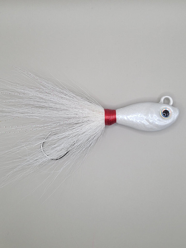 bait n hook fishing tackle hunting outdoors camping sicklerville nj Swing Bucktails 5oz / Blue & White an amazing 1.75 and 1/8oz micro stick bait initially designed for big European Perch and Chub Northeastern Tackle Company