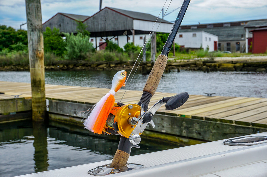 Ultra Minnow Bucktail - Pearl orange/White