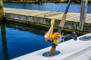 Swing Hook Bucktail - Pearl Orange/White