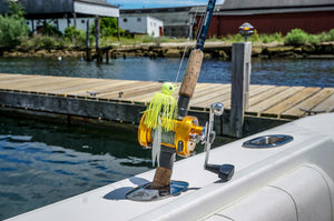 Ball Head Jig With Skirt - Chartreuse