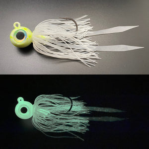Big Eye Jig - yellow/white glow