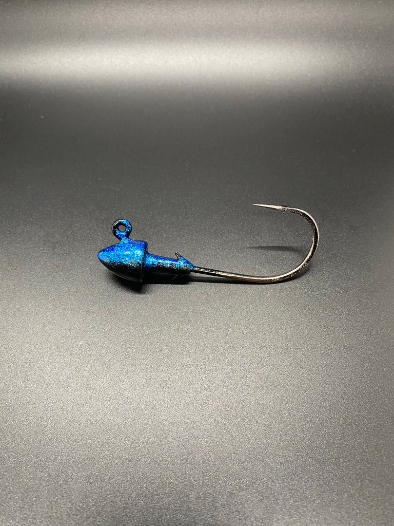 bullet jig - blue/black