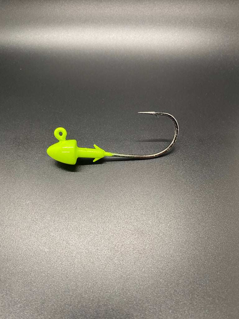 bullet jig - chartreuse