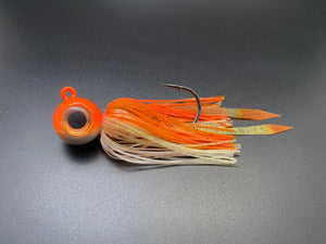 Big Eye Jig - orange/white