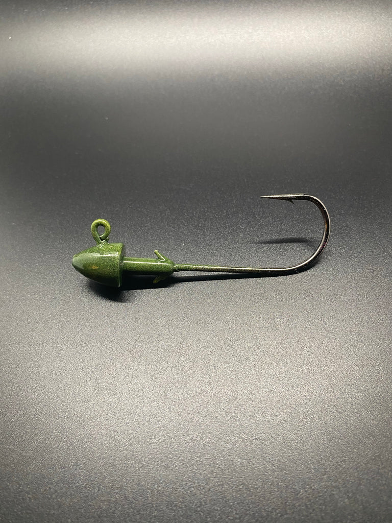 Bullet jigs 2 pack - dark green