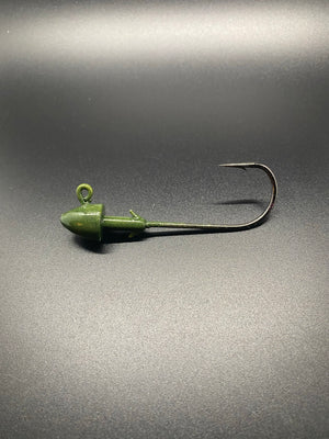 Bullet jigs 2 pack - dark green