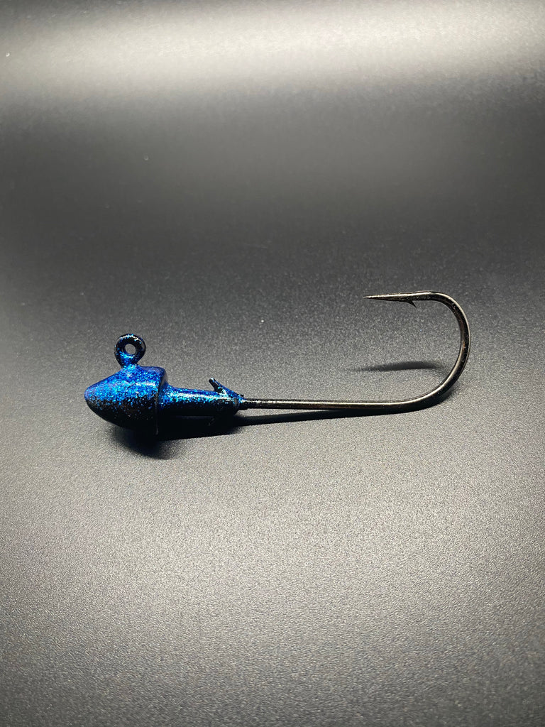 Bullet jigs 2 pack - blue/black